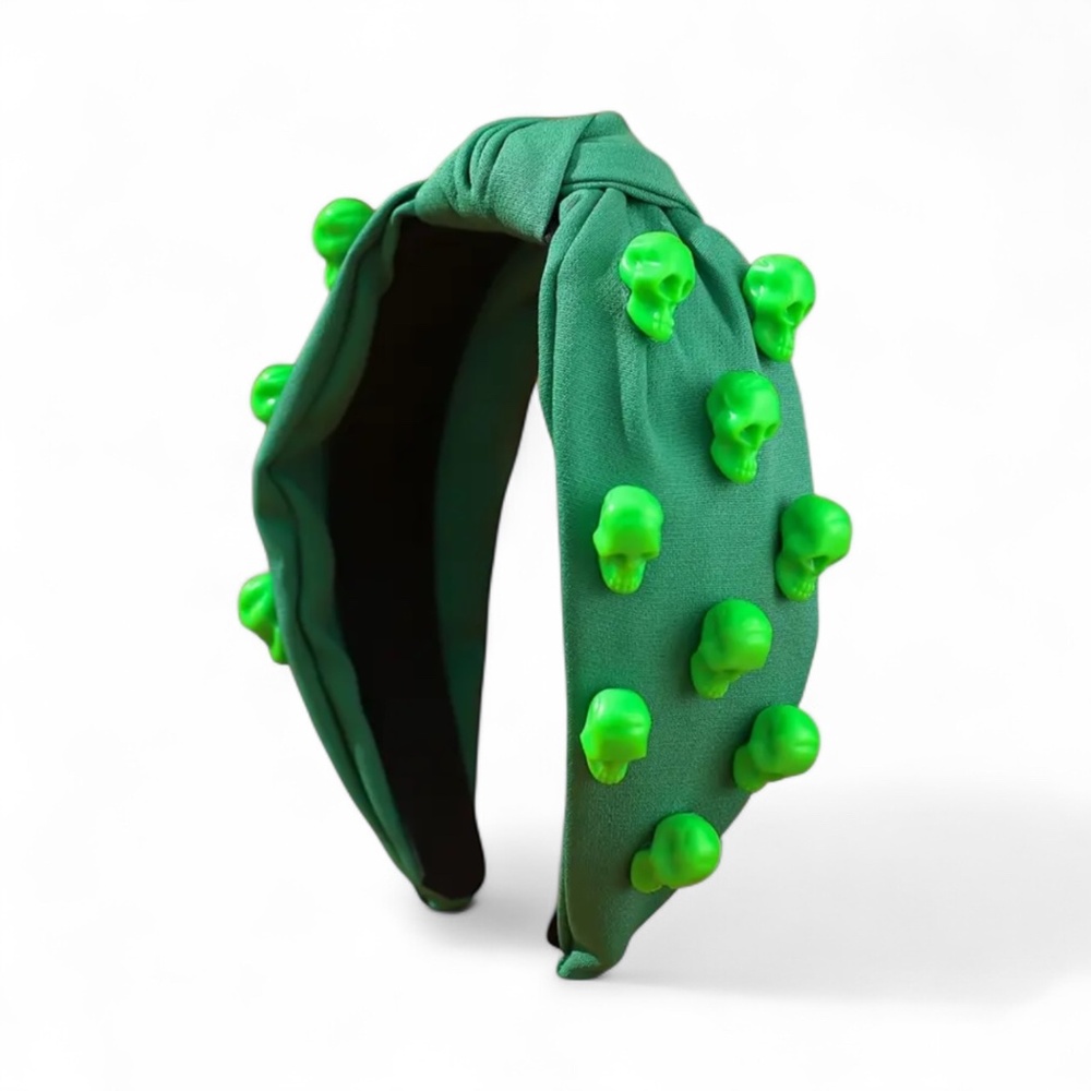 Green Skull Headband